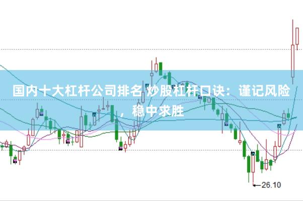 国内十大杠杆公司排名 炒股杠杆口诀：谨记风险，稳中求胜