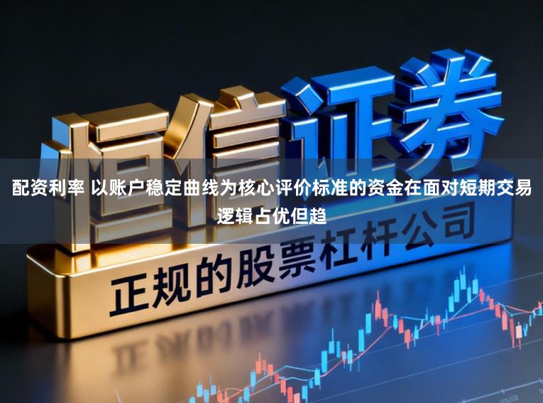 配资利率 以账户稳定曲线为核心评价标准的资金在面对短期交易逻辑占优但趋