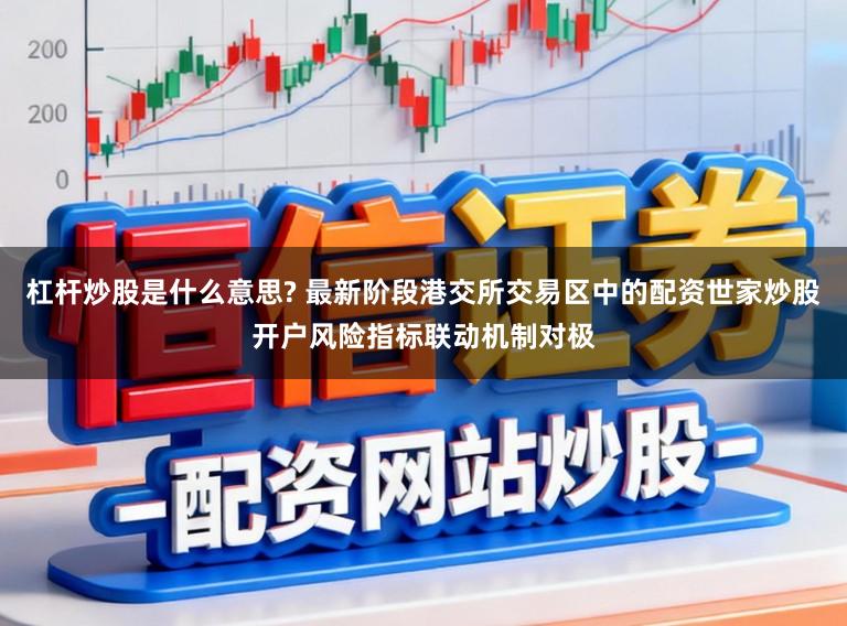杠杆炒股是什么意思? 最新阶段港交所交易区中的配资世家炒股开户风险指标联动机制对极