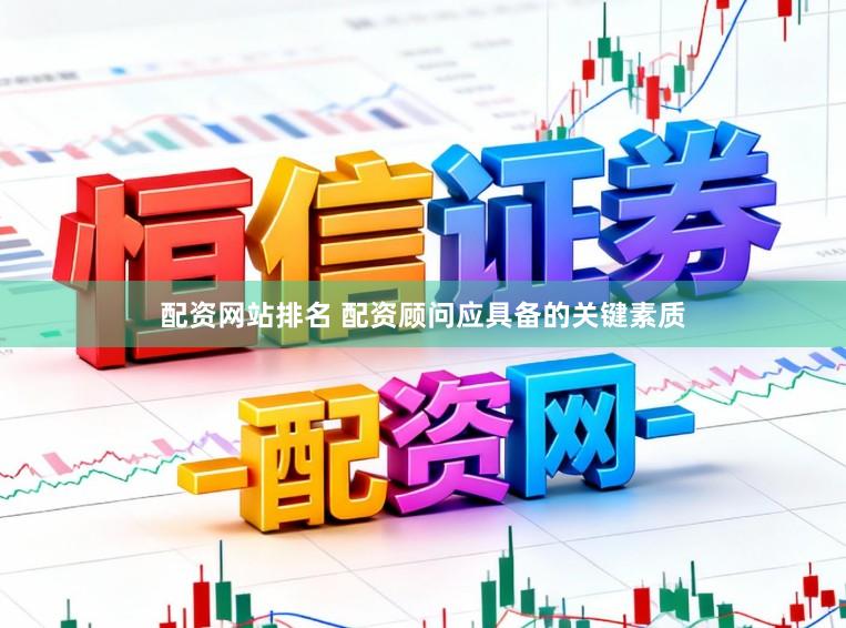配资网站排名 配资顾问应具备的关键素质